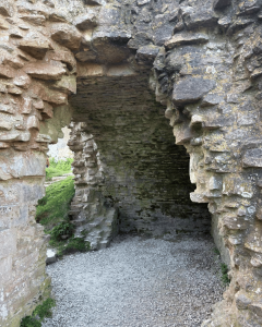 A hiding place among the ruins of Corfe Castle